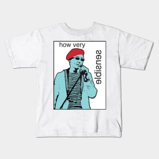 Captain Sensible - How very sensible Kids T-Shirt